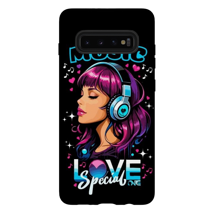 Galaxy S10 plus StrongFit Music Love Special by LM2Kone