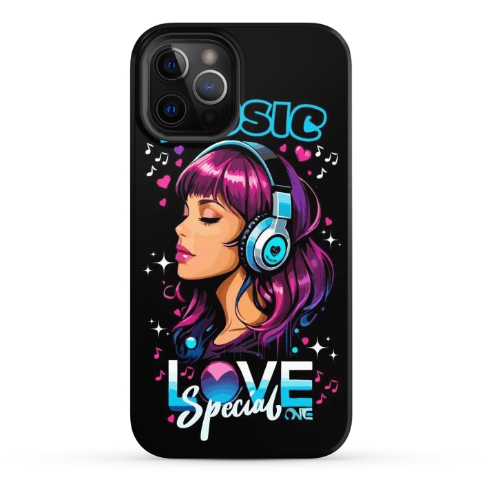 iPhone 12 Pro Max StrongFit Music Love Special by LM2Kone