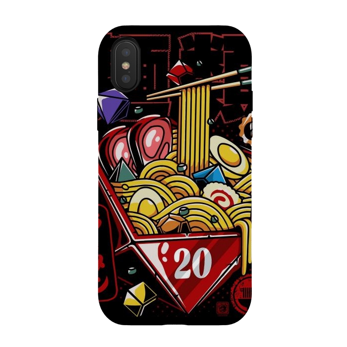 iPhone Xs / X StrongFit Great Ramen Rpg Japanese by LM2Kone
