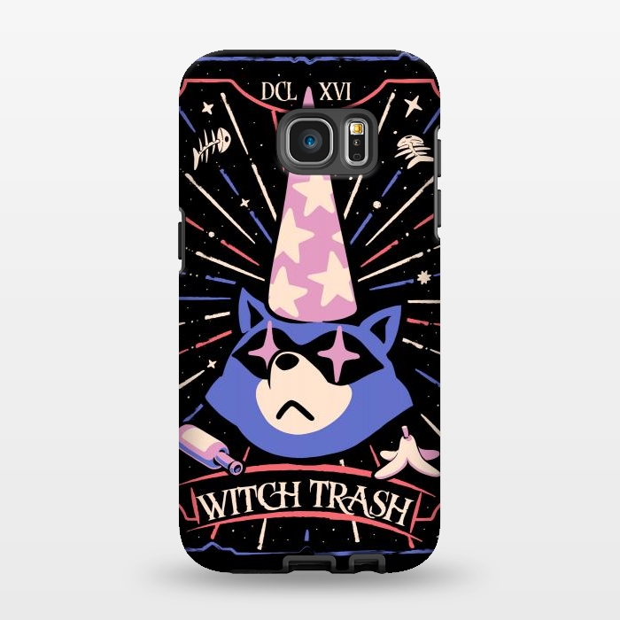 Galaxy S7 EDGE StrongFit The Witch Trash by Ilustrata