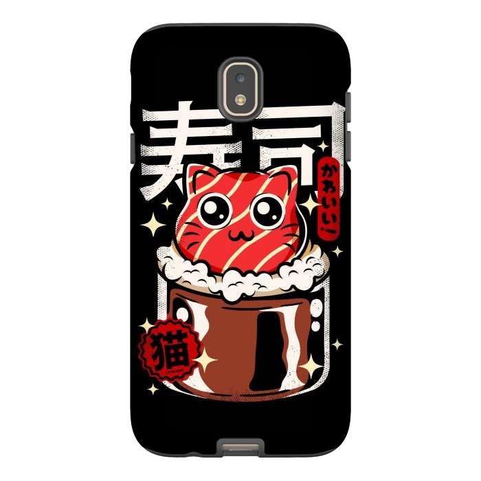Galaxy J7 StrongFit Neko Sushi Cat by LM2Kone