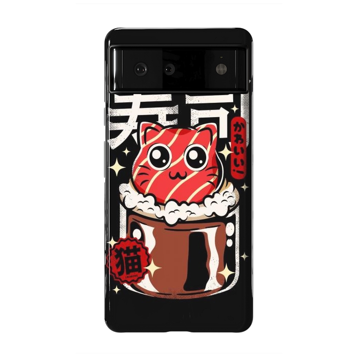 Pixel 6 StrongFit Neko Sushi Cat by LM2Kone