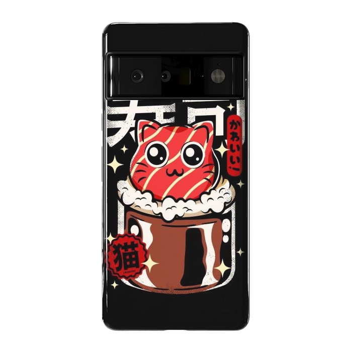 Pixel 6 Pro StrongFit Neko Sushi Cat by LM2Kone