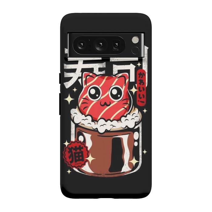 Pixel 8 Pro StrongFit Neko Sushi Cat by LM2Kone