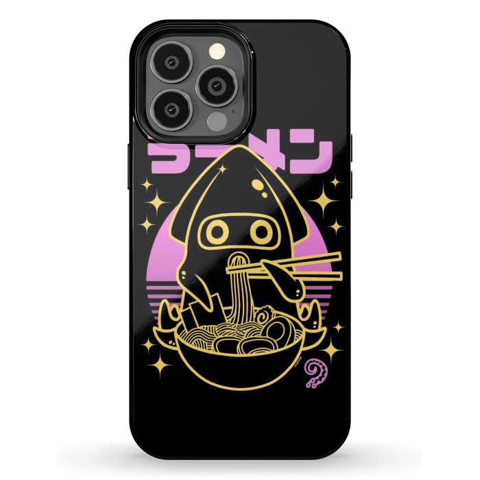 iPhone 13 Pro Max StrongFit Squid Ramen Sunset Neon by LM2Kone