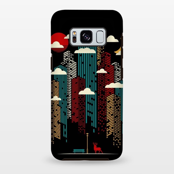 Galaxy S8 plus StrongFit Modern Urban Retro by LM2Kone