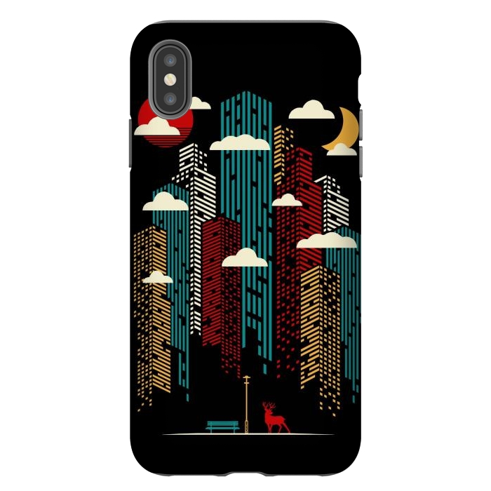 iPhone Xs Max StrongFit Modern Urban Retro by LM2Kone