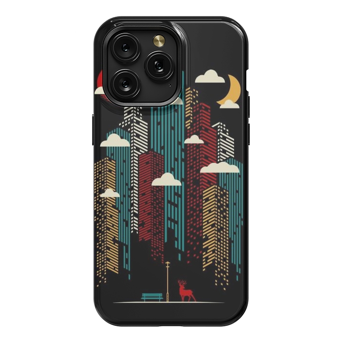 iPhone 15 Pro Max StrongFit Modern Urban Retro by LM2Kone