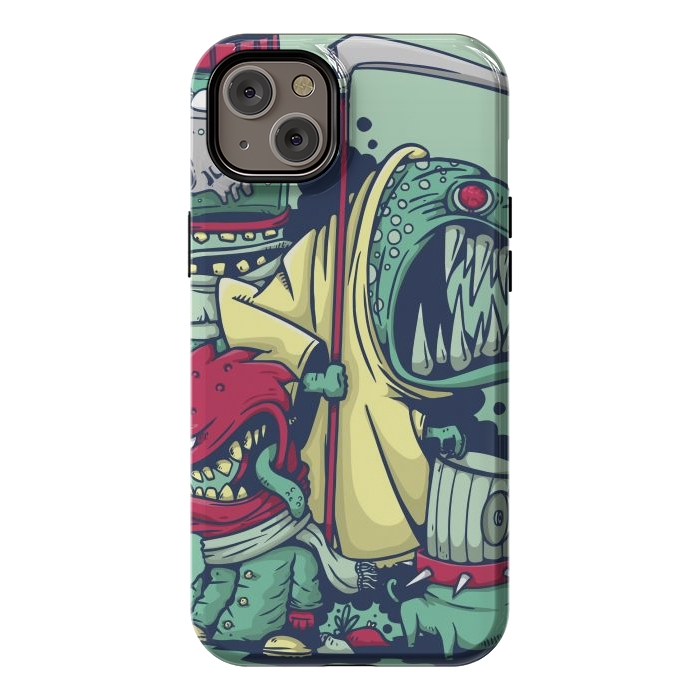 iPhone 14 Plus StrongFit monster colors by Manuvila