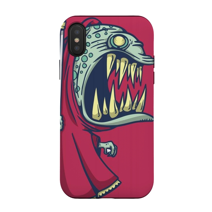 iPhone Xs / X StrongFit Death monster by Manuvila
