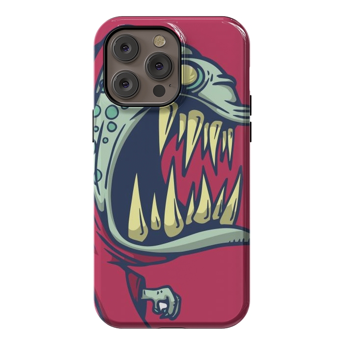 iPhone 14 Pro max StrongFit Death monster by Manuvila