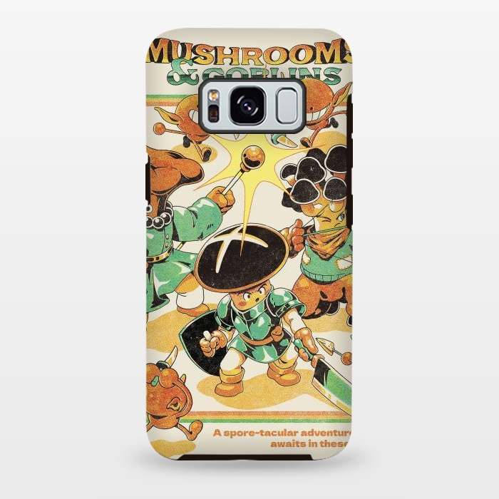Galaxy S8 plus StrongFit Mushrooms and Goblins by Ilustrata
