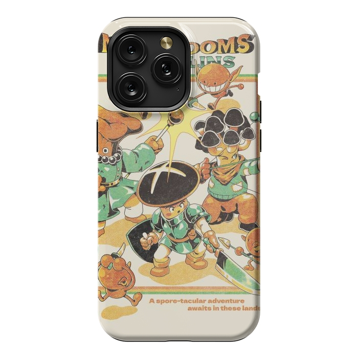 iPhone 15 Pro Max StrongFit Mushrooms and Goblins by Ilustrata