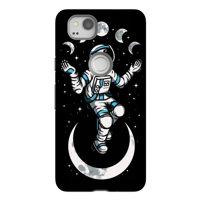 Pixel 2 StrongFit Moono Cycle Astronaut by LM2Kone