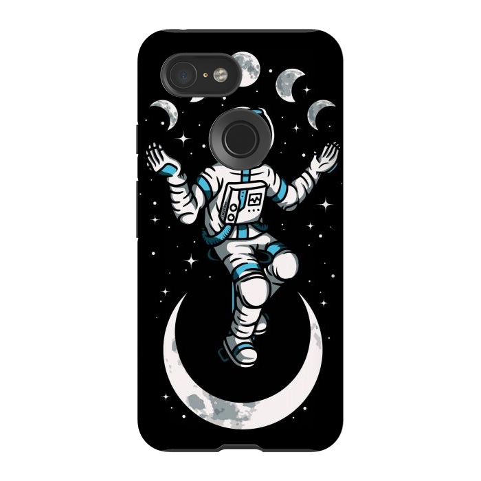 Pixel 3 StrongFit Moono Cycle Astronaut by LM2Kone