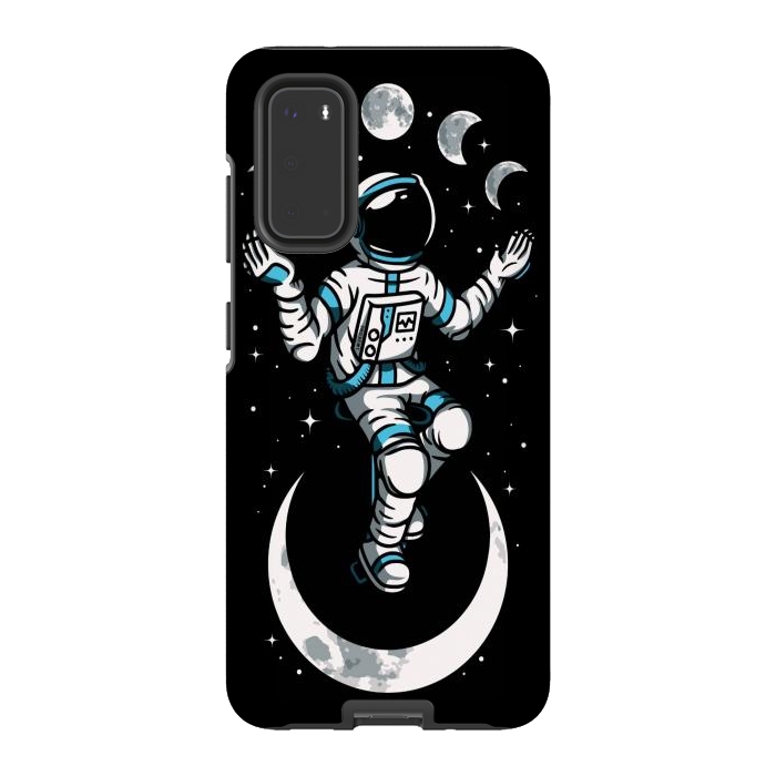 Galaxy S20 StrongFit Moono Cycle Astronaut by LM2Kone