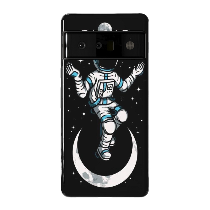 Pixel 6 Pro StrongFit Moono Cycle Astronaut by LM2Kone