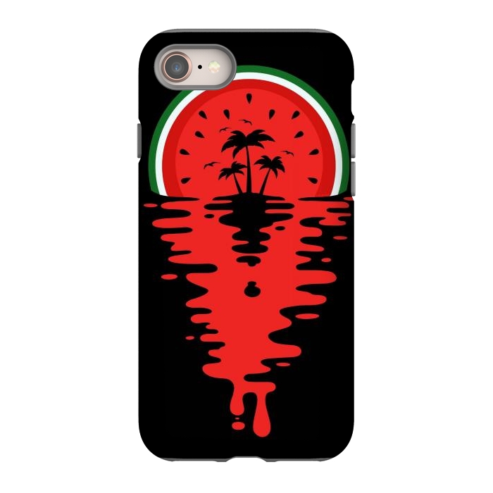 iPhone 8 StrongFit Sunset Watermelon Vaporwave by LM2Kone