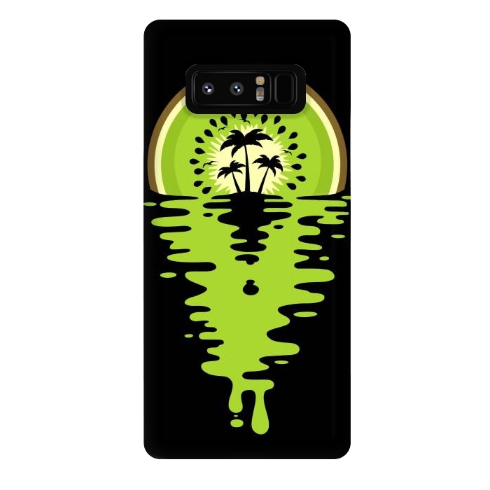 Galaxy Note 8 StrongFit Sunset Kiwi Vaporwave by LM2Kone