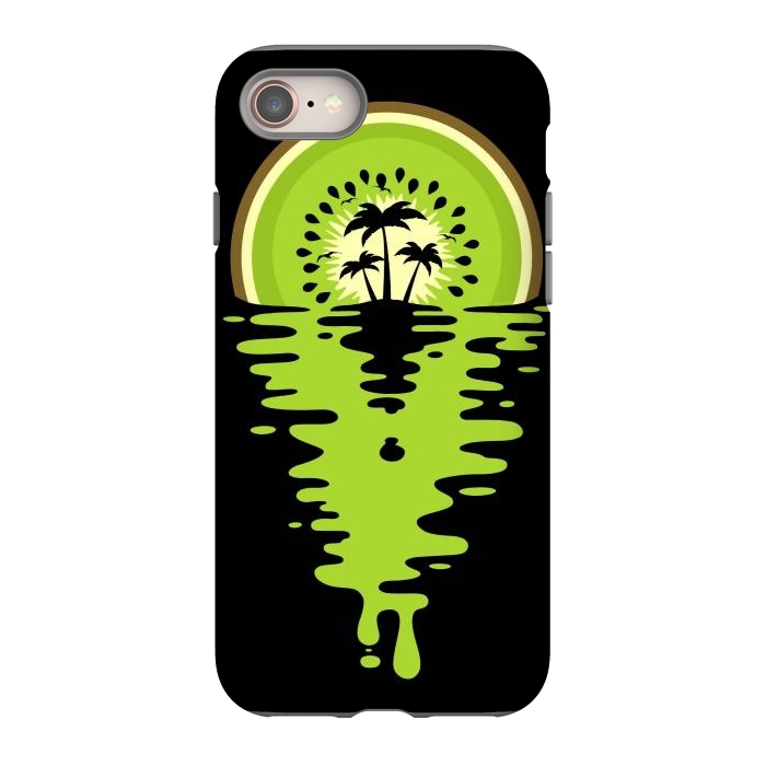 iPhone 8 StrongFit Sunset Kiwi Vaporwave by LM2Kone