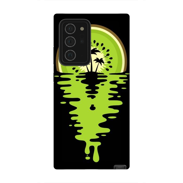 Galaxy Note 20 Ultra StrongFit Sunset Kiwi Vaporwave by LM2Kone