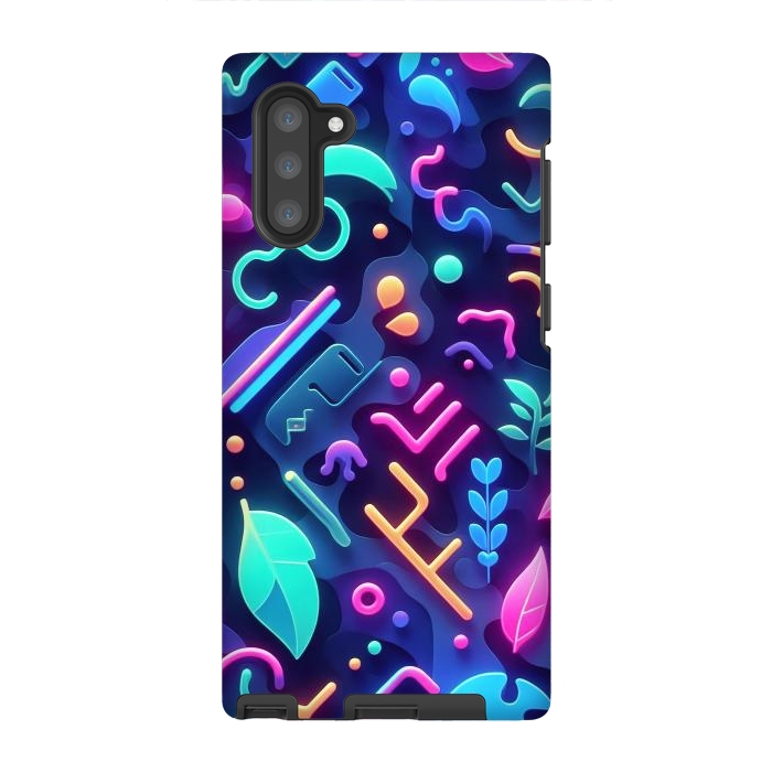 Galaxy Note 10 StrongFit Neon Nature by JohnnyVillas