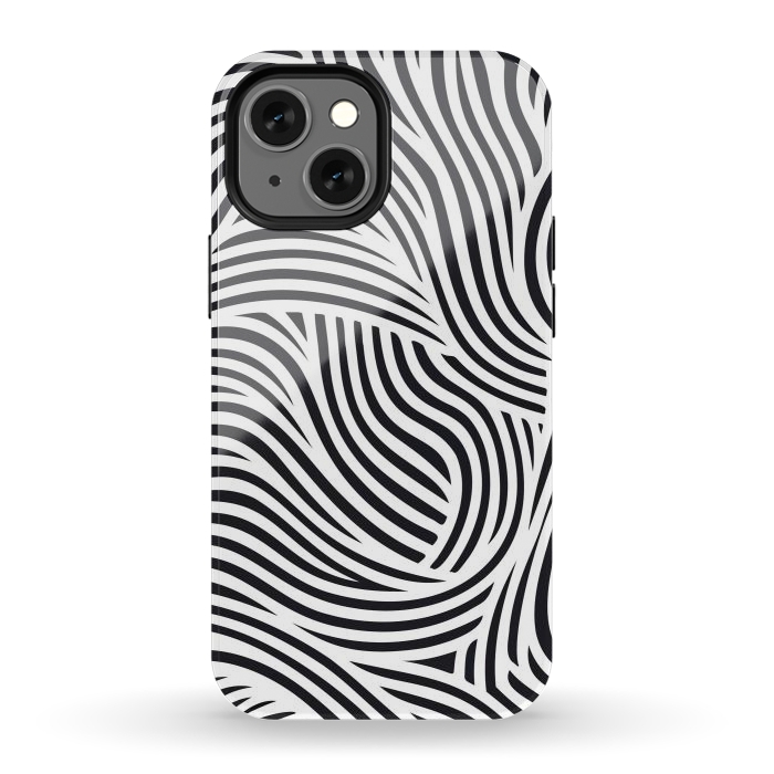 iPhone 13 mini StrongFit Zebra Chic by JohnnyVillas