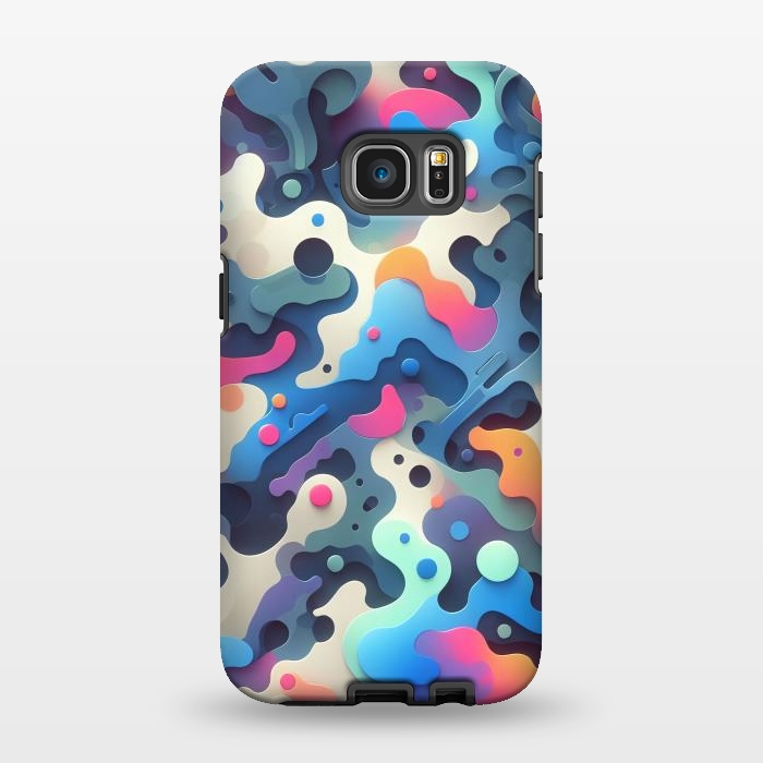 Galaxy S7 EDGE StrongFit Plastic 3D Camo by JohnnyVillas