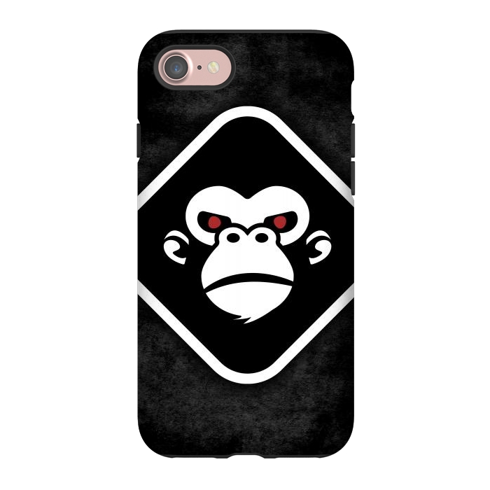 iPhone 7 StrongFit Monkey logo by Manuvila