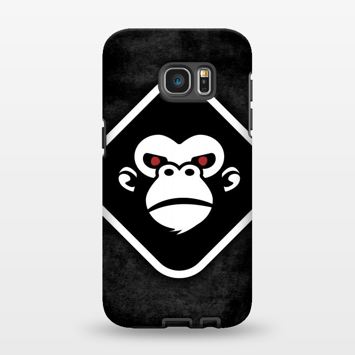 Galaxy S7 EDGE StrongFit Monkey logo by Manuvila