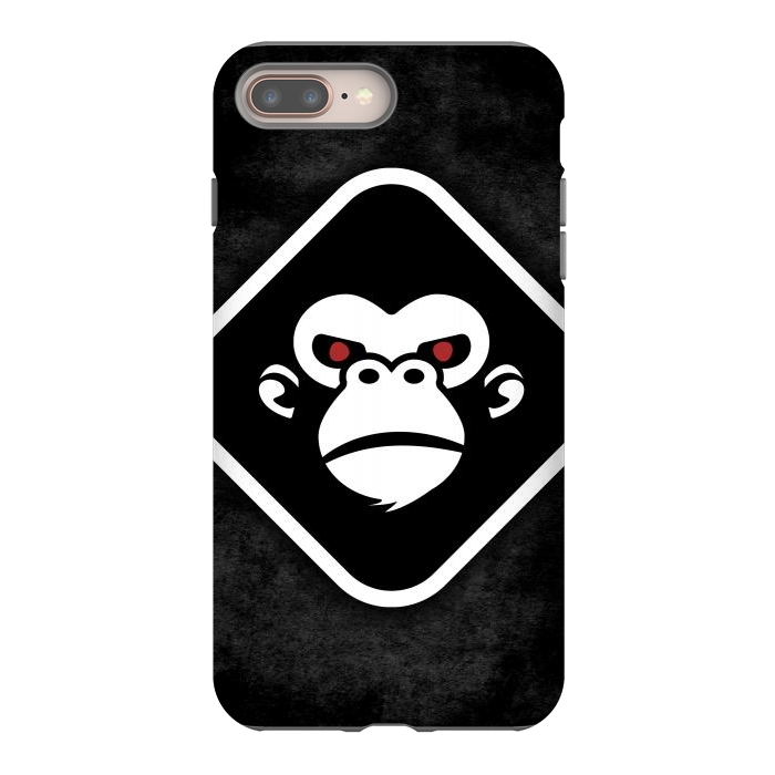 iPhone 8 plus StrongFit Monkey logo by Manuvila