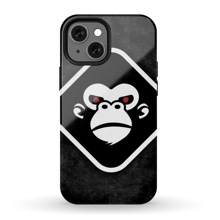 iPhone 12 mini StrongFit Monkey logo by Manuvila