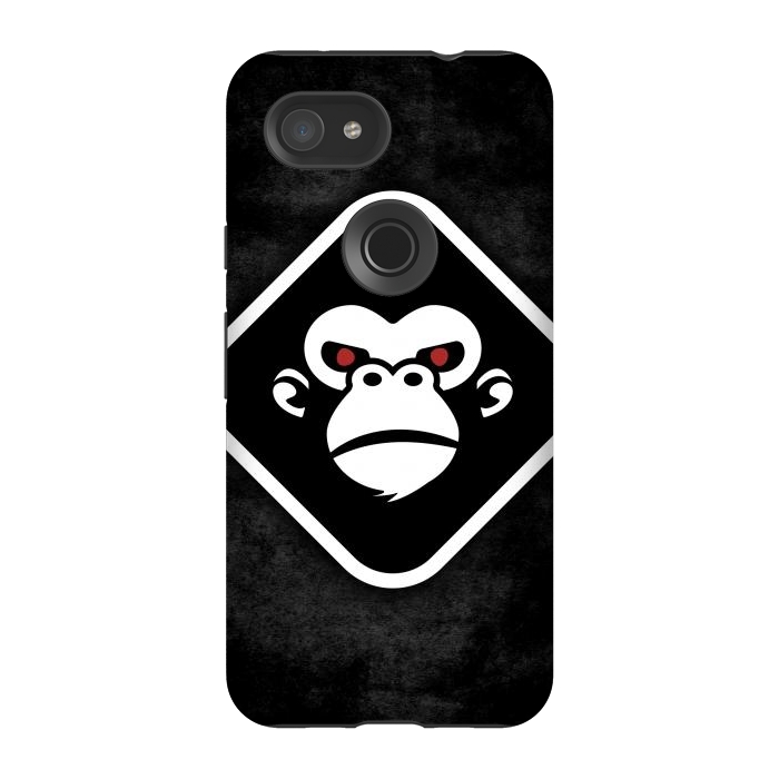 Pixel 3A StrongFit Monkey logo by Manuvila