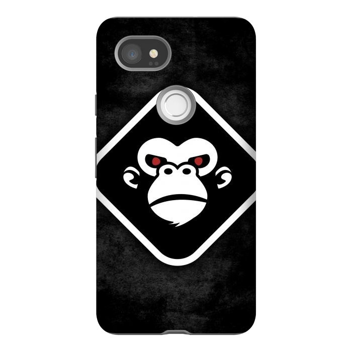 Pixel 2XL StrongFit Monkey logo by Manuvila