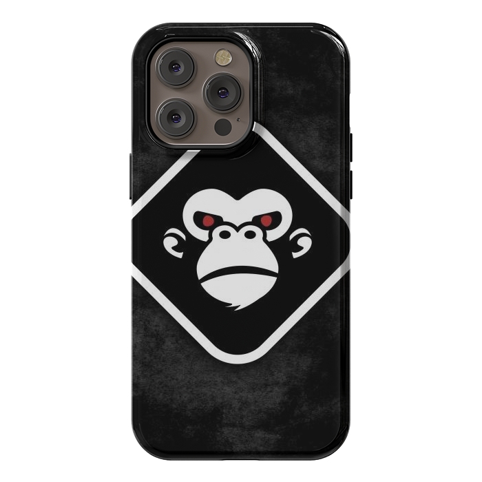 iPhone 14 Pro max StrongFit Monkey logo by Manuvila