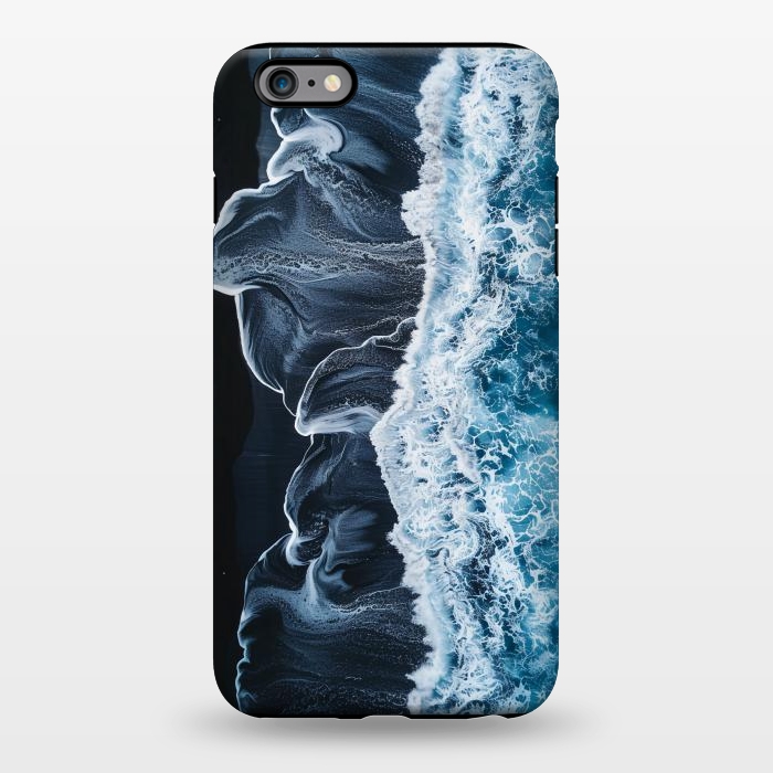 iPhone 6/6s plus StrongFit Icealnd black sand beach by haroulita