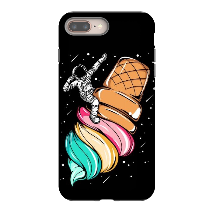 iPhone 7 plus StrongFit Ice Cream Astronaut by LM2Kone