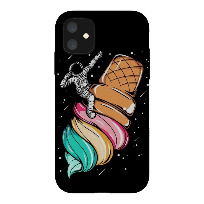 iPhone 11 StrongFit Ice Cream Astronaut by LM2Kone
