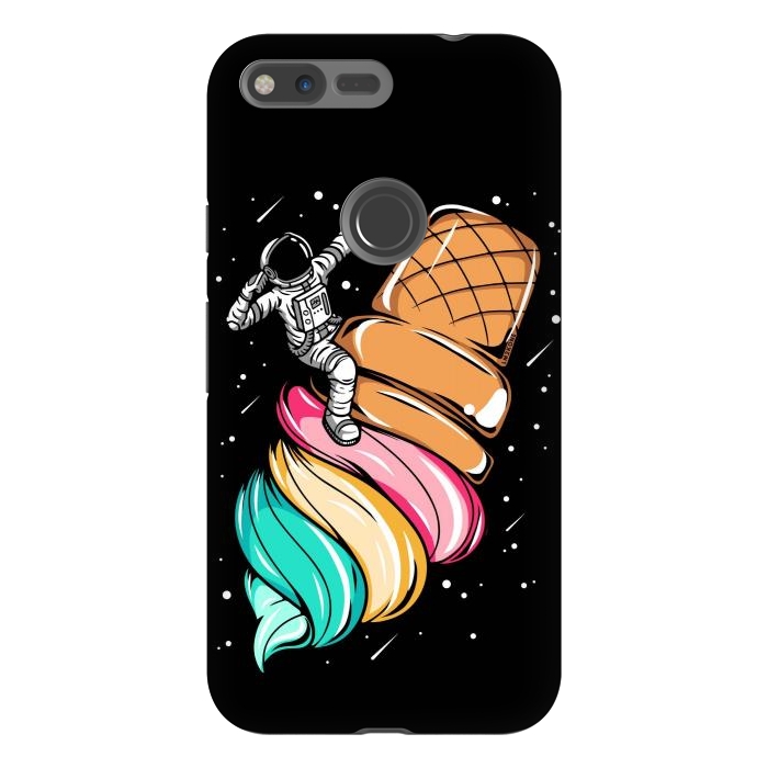 Pixel XL StrongFit Ice Cream Astronaut by LM2Kone