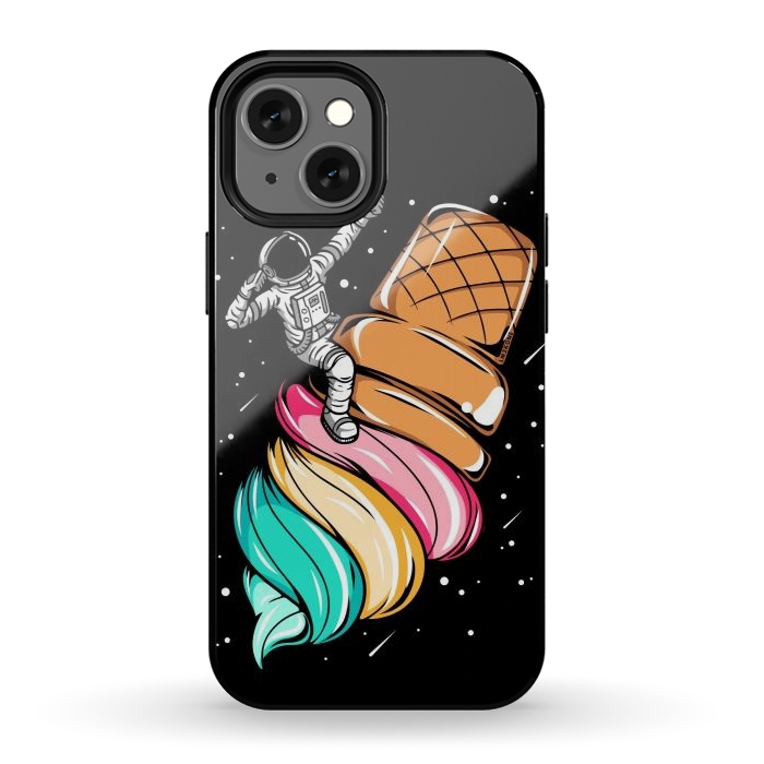 iPhone 12 mini StrongFit Ice Cream Astronaut by LM2Kone