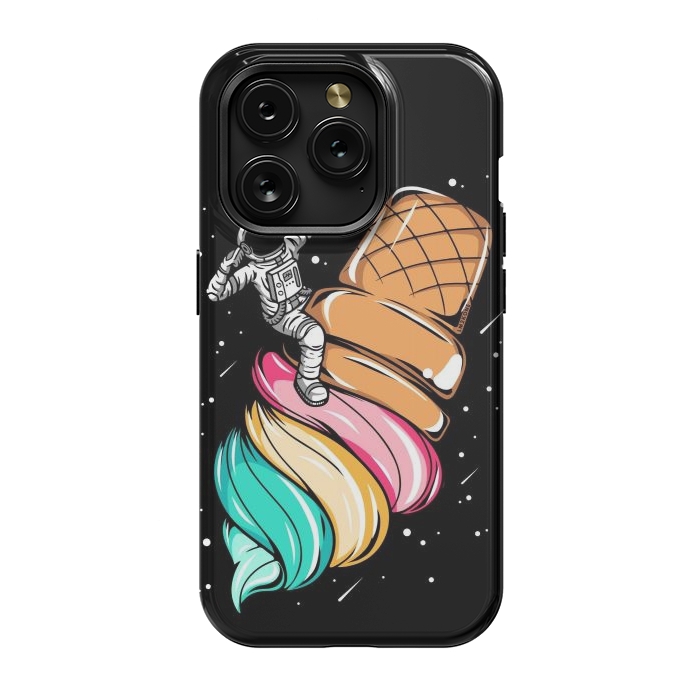 iPhone 15 Pro StrongFit Ice Cream Astronaut by LM2Kone