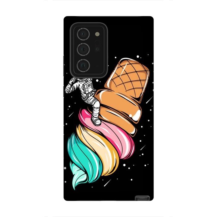 Galaxy Note 20 Ultra StrongFit Ice Cream Astronaut by LM2Kone