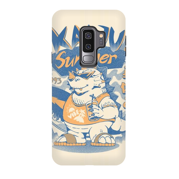 Galaxy S9 plus StrongFit Kaiju Summer Vibes  by Ilustrata