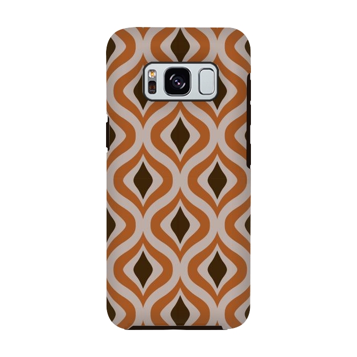 Galaxy S8 StrongFit 70s Orange Wallpaper by JohnnyVillas