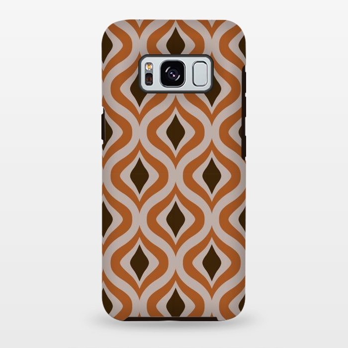 Galaxy S8 plus StrongFit 70s Orange Wallpaper by JohnnyVillas