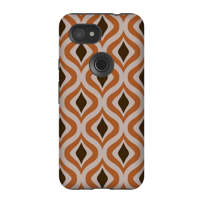 Pixel 3A StrongFit 70s Orange Wallpaper by JohnnyVillas