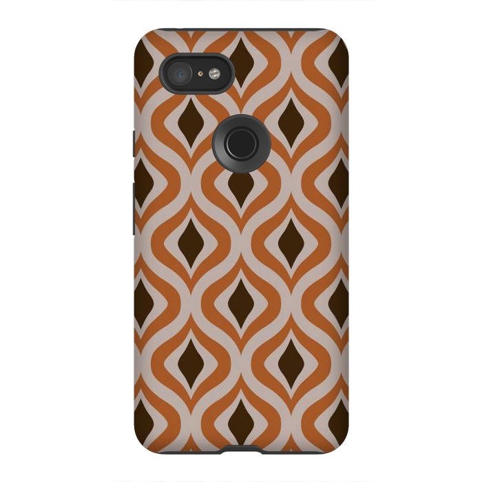 Pixel 3XL StrongFit 70s Orange Wallpaper by JohnnyVillas