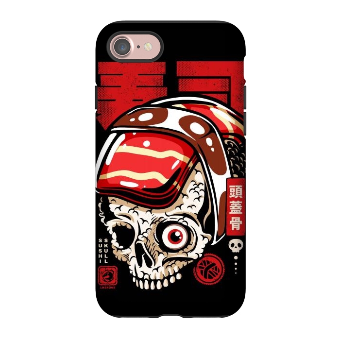 iPhone 7 StrongFit Skull Sushi by LM2Kone
