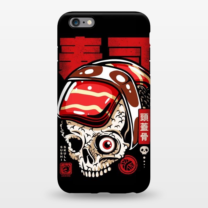 iPhone 6/6s plus StrongFit Skull Sushi by LM2Kone