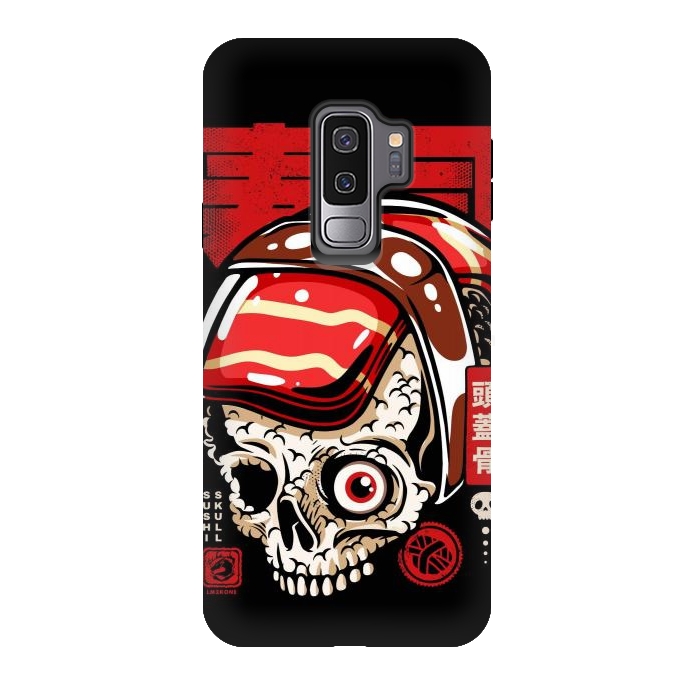 Galaxy S9 plus StrongFit Skull Sushi by LM2Kone